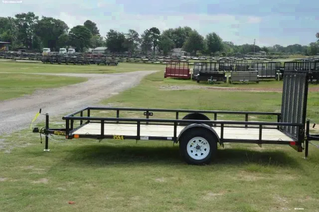 12FT Single Axle Utility Trailer With Gate