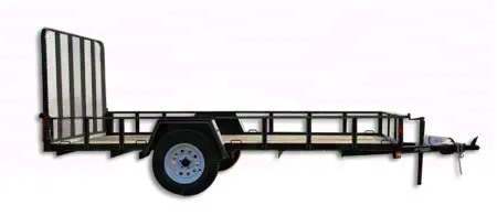 10FT BLACK SA UTILITY TRAILER W/GATE