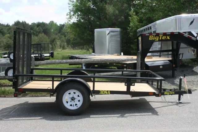 8ft Utility Trailer w/Ramp Gate