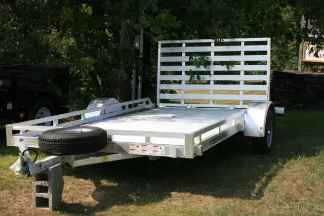 8ft Silver Lightweight Utility Trailer