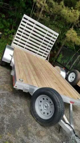 12ft Utility Trailer Aluminum Wood Deck