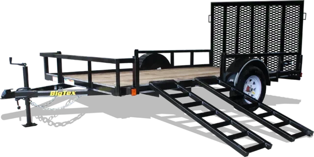 12ft ATV/ Utility Trailer w/Rear and Side Gate