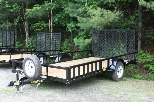 14ft Side Ramp and Rear Ramp ATV/Utility Trailer