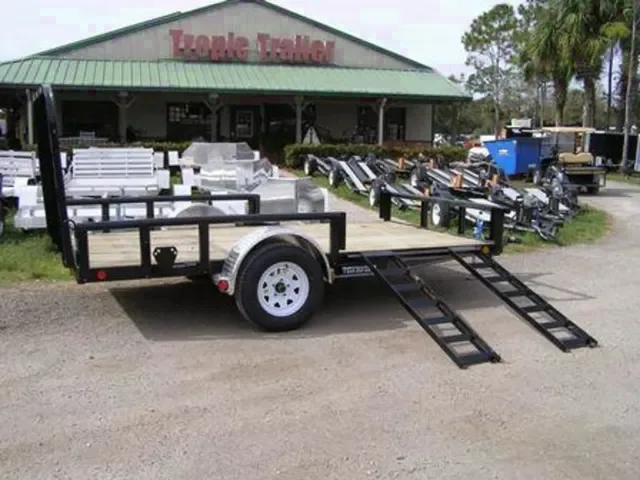 2024 PJ Trailers 77" Single Axle Channel Utility (U7) 12'