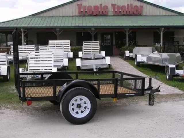 2024 Triple Crown Trailers 5x8 Utility 15" Mesh Sides