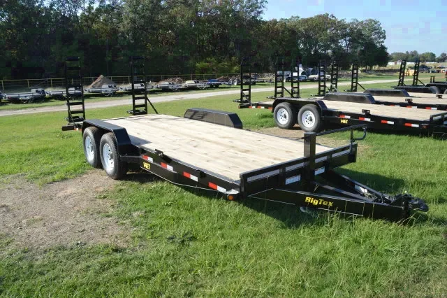 Equipment Trailer 18ft w/Stand Up Ramps