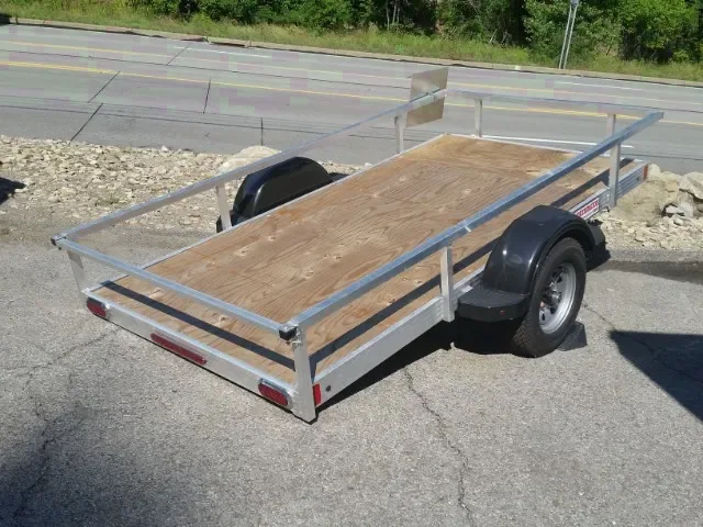 10ft Aluminum Utility Trailer w/Wood Deck