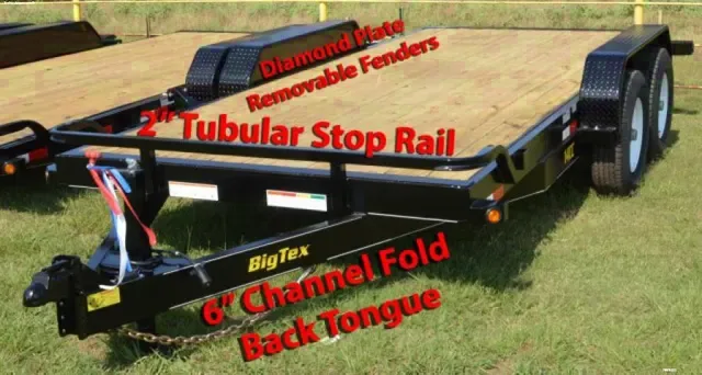 18ft 2-5200lb Equipment/Utility with Ramps