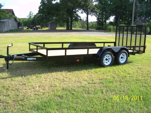 16ft Utility Trailer w/Treated Wood Floor