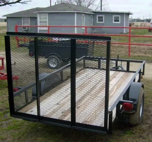 10FT Utility Trailer w/Ramp Gate