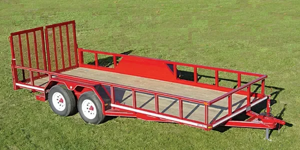 18FT TA OPEN BUMPER PULL UTILITY TRAILER