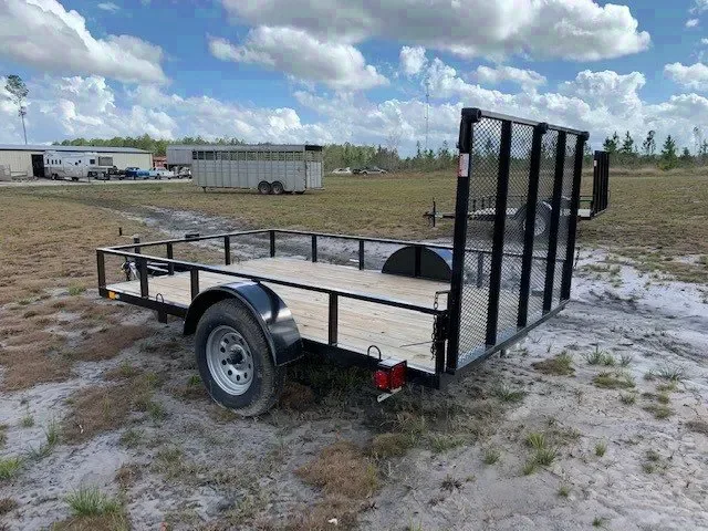 Black SA 10ft BP Utility Trailer