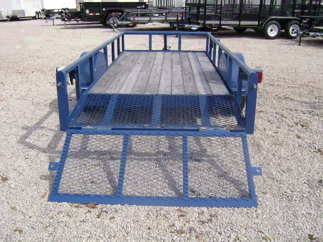 BLUE SA 12FT BP UTILITY TRAILER