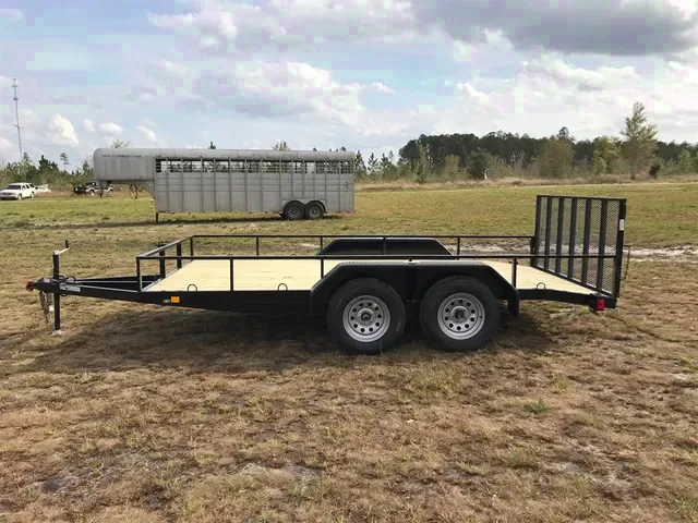 14ft TA Utility Trailer w/dovetail