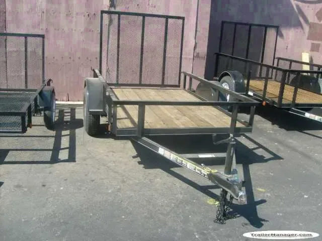 8ft Black SA Steel Frame Utility Trailer