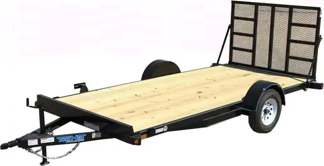 12ft Utility Trailer- Wood Deck