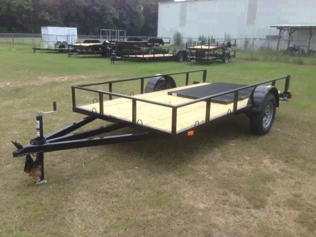 12ft Black SA Steel Frame Utility Trailer