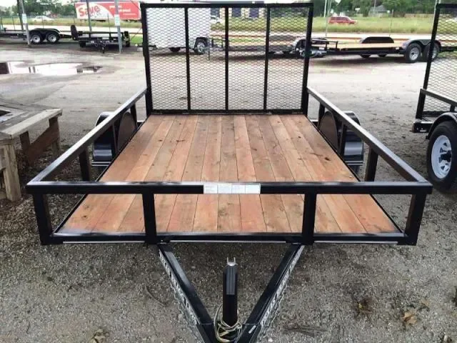 Utility Trailer 10ft Steel Side Rails
