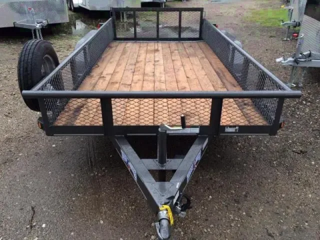Utility Trailer 14ft w/ Tie Downs and Stake Pockets