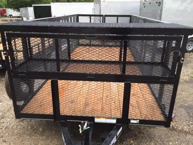 16ft Landscape Trailer 1-Brake and Spare Tire Mount