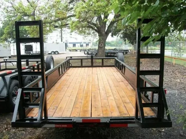 Equipment Trailer 20ft Wood Deck Bumper Pull