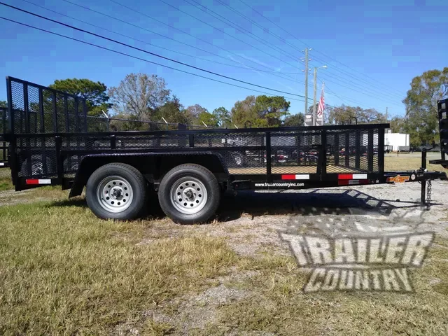 2026 NEW 76" x 16' UTILITY TRAILER W/ FOLD DOWN RAMP GATE