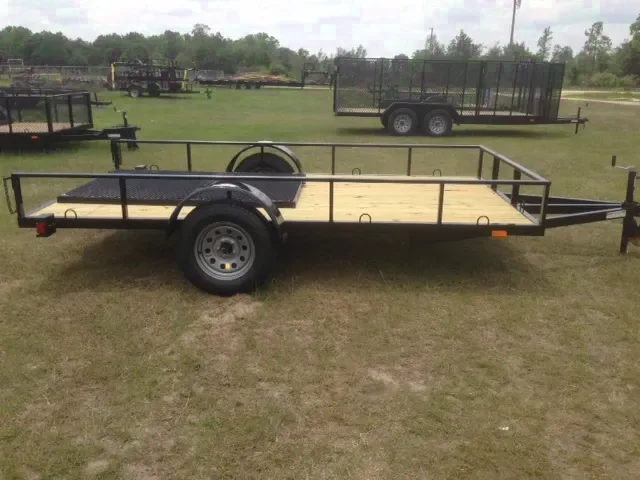 12FT SA BUMPER PULL OPEN TRAILER