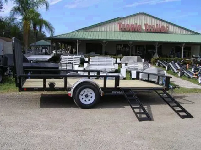 2024 PJ Trailers 83" Single Axle Channel Utility (U8) 14'