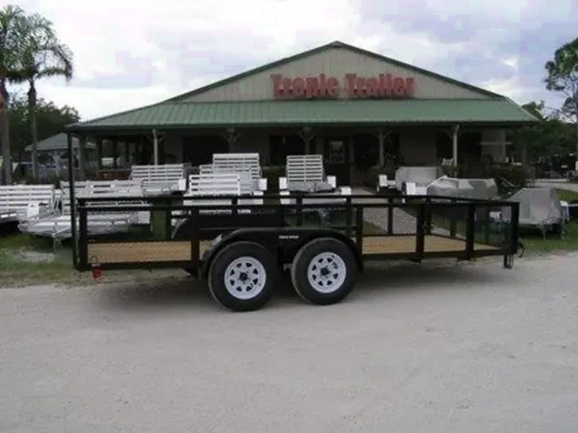 2024 Triple Crown Trailers 6x16 Tandem Utility 2' Mesh Sides