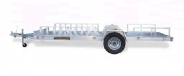 12ft Aluminum Utility Trailer w/ Bi-Fold Tailgate
