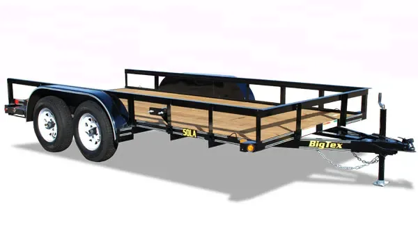 16ft TA Utility Trailer w/Wood Decking