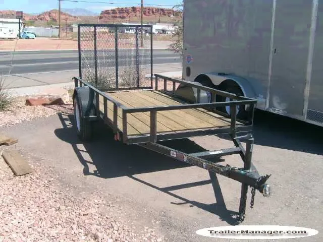 Single 3500lb Axle Utility Trailer 10ft