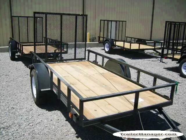 10 ft Utility Trailer Single 3500lb Axle