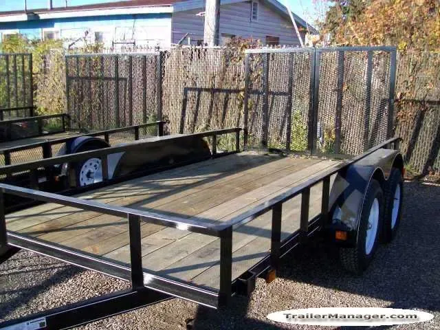 Tandem 3500lb Axle Utility Trailer 12ft