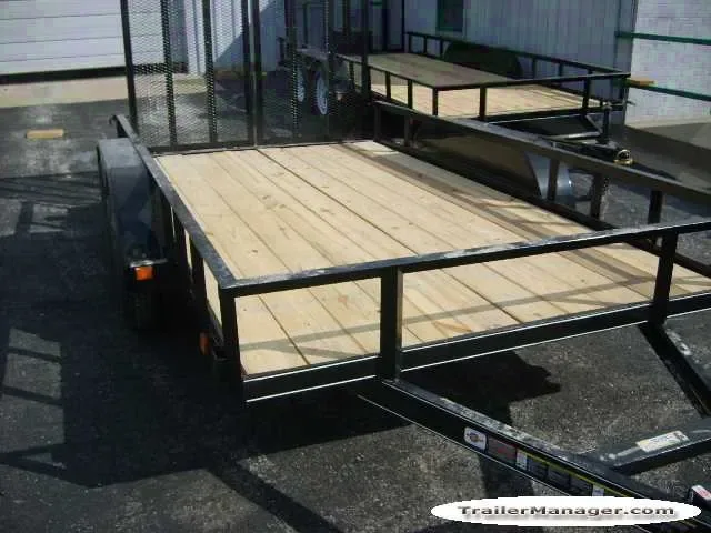 14 ft Utility Trailer  w/Stake Pockets and Tie Downs