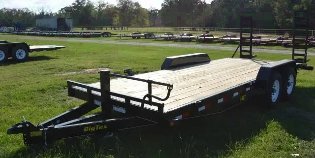 20ft Equipment Trailer with Stand Up Ramps