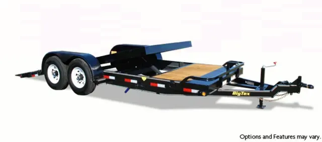20 ft Tilt Bed Utility Trailer with Stationary Platform