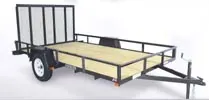 Utility Trailer 8ft SA Wood Deck