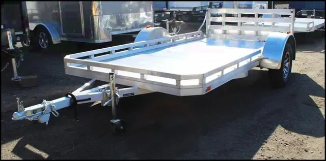 12ft Silver Lightweight SA Utility Trailer