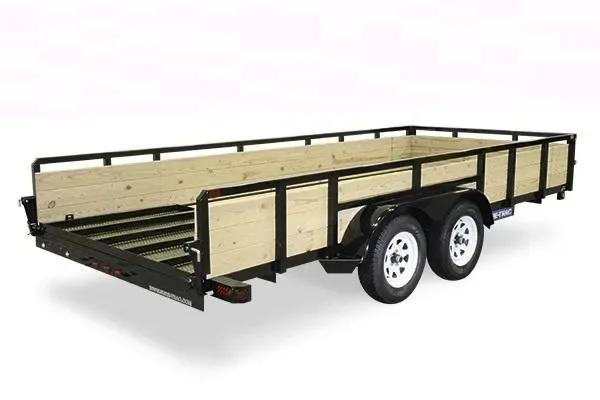 14ft 3-Board Tube Top Utility Trailer