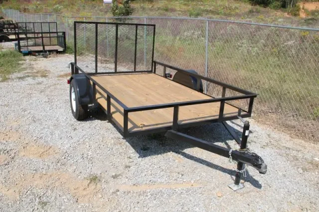 Treated Wood Floor 10FT  Utility Trailer