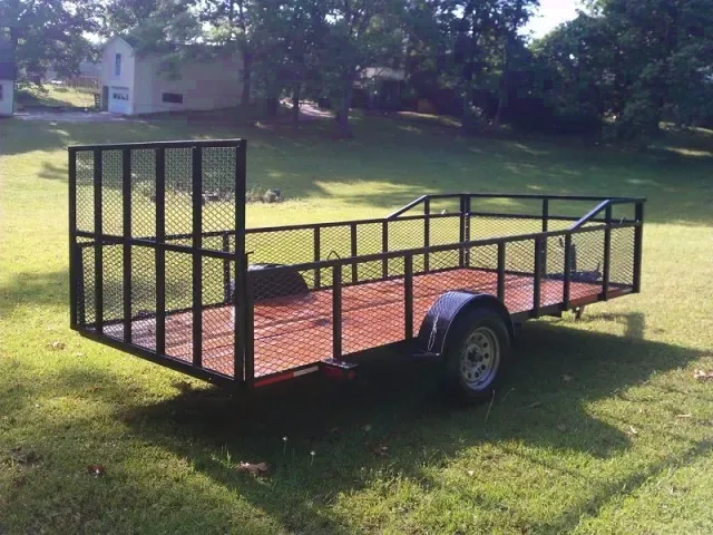 12ft Landscape Trailer w/Single 3500lb Axles