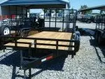 12ft SA BUMPER PULL OPEN UTILITY TRAILER