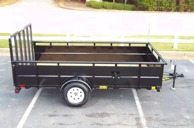 12ft Utility Trailer with 24in Solid Metal Sides