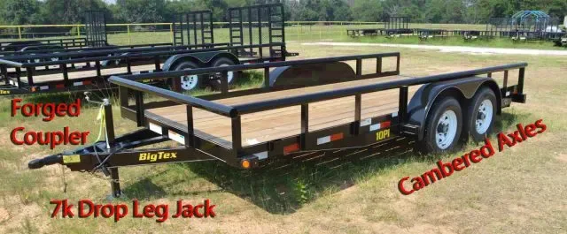 16ft Tandem 5200lb Axle Pipe Utility Trailer