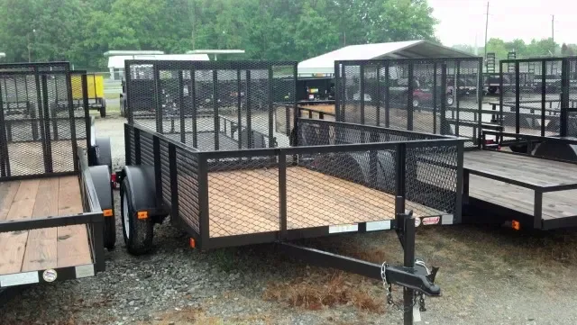 10ft Utility Trailer Treated Wood Floor