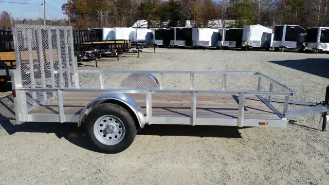 12ft Silver SA Steel Utility Trailer