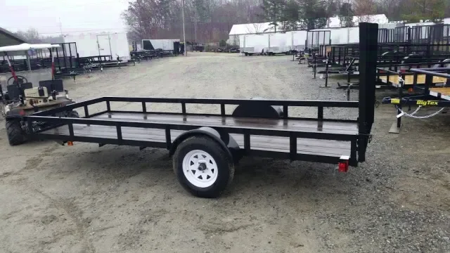 12ft Utility Trailer w/3500 lb Single Axle