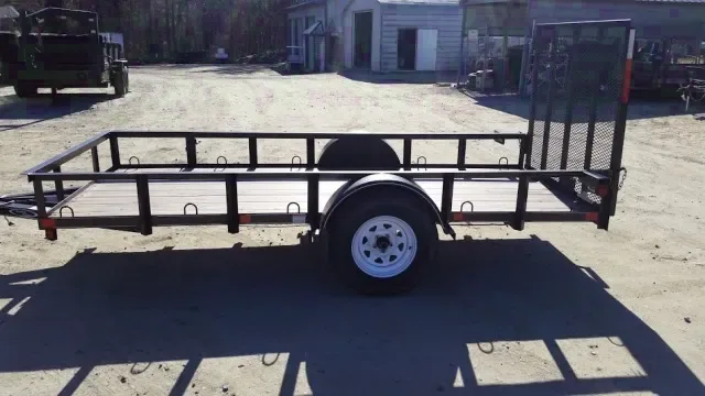 12FT BUMPER PULL SA UTILITY TRAILER