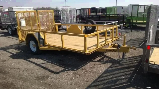 YELLOW SA BUMPER PULL 12FT UTILITY TRAILER